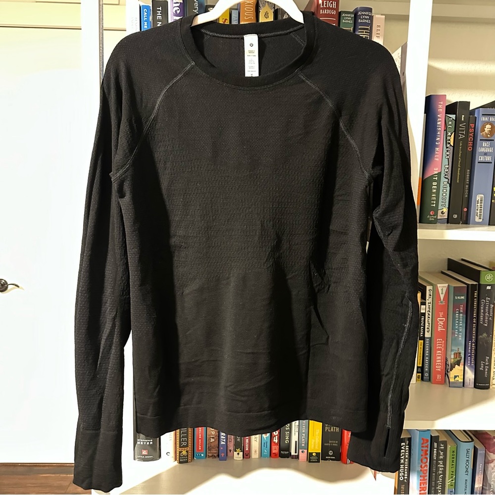 Lululemon Wool Blend stretchy Long Sleeve Top